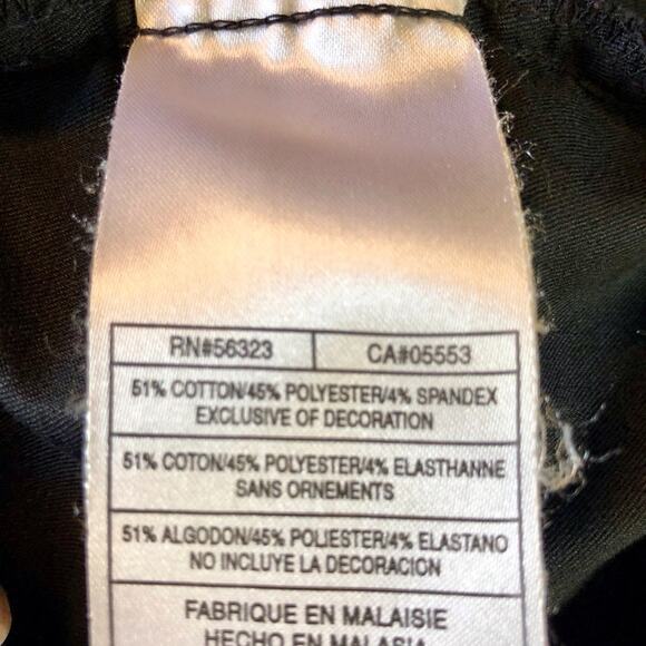 Y2k Vintage Nike Dri Fit Black Cargo Pants Green Camo Trim Roll Cuffs Pockets - Picture 9 of 16